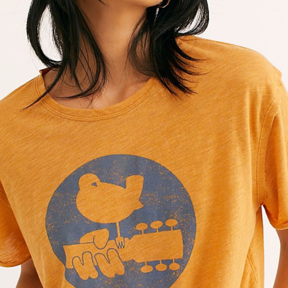 NWT Free People Woodstock Tee - Picture 3 of 6